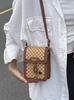 Bolsos Pequeños Populares de Este Año 2024 Primavera y Verano Nuevo Moda Nicho Francés Mini Bolso Cuadrado Pequeño Bolso de Mujer Retro Bolso para Teléfono Móvil