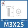 Tornillo de hexágono exterior de nylon Lianyang perno de plástico tornillo de nylon cabeza de lenteja tornillo de hexágono exterior tornillo aislante de hexágono exterior Blanco