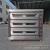 Forno de três camadas de nove placas aquecimento elétrico / Gás Forno de alimentos para cima e para baixo aquecimento de tempo de controle de temperatura forno de pão de bolo da lua