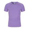 Camiseta Deportiva de Verano 150g de Secado Rápido Cuello Redondo Manga Corta Camiseta Publicitaria Camiseta Cultural Ropa de Trabajo Uniforme de Clase Estampada con Texto Logo