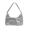 Bolsa de Mão Estilo Coreano Moda Simples Bolsa de Mão Feminina Verão 2025 Novo Estilo Bolsa de Ombro Bolsa Transversal com Múltiplos Bolsos