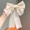Horquilla de malla con lazo de estilo coreano para mujer, horquilla de malla con lazo de alta calidad, accesorio para el pelo