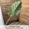 Simulação única de folha de taro planta verde paisagismo ao ar livre decoração de parede para casa flor de casamento folha de tartaruga planta verde atacado