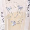 Nuevo de Primavera LZ joyería para uñas de alta definición Serie Valle de Mariposas Lujo Ligero Mariposa Tridimensional Super Brillante colgante Accesorios de Diamante para Uñas