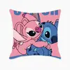 Almofada Criativa da Série Cartoon Stitch, Capa de Almofada Fofa para Casa, Quarto, Sala de Estar, Capa de Almofada de Encosto Ultramacia