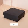 Caja de embalaje para joyería negra con tapa al por mayor de fábrica para anillos, pendientes, collares y pulseras.