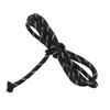 Cuerda de Poliéster Colorida de 5 mm con Núcleo Envuelto Cuerda Redonda Resistente al Desgaste Cuerda para Atar DIY Cuerda para Tejer Hecho a Mano Colgante Creativo para Llavero