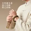 Cuentas Sueltas de Sándalo Verde Natural Accesorios para Pulseras DIY Cuentas de Sándalo de Madera de Águila Cuentas de Oración Budista 108 Piezas Venta al por Mayor del Fabricante