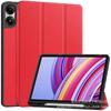 Para iPad Pro 12.1 pulgadas plegable triple TPU con ranura para lápiz Redmi SE 8.7 2024 funda protectora para tableta de arroz rojo