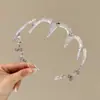 Faixa de Cabelo Ondulada Estilo Coreano com Topete Alto, Novo Prendedor de Cabelo 2025, Pacote de Cabelo, Faixa de Cabelo Torcida Especial para Lavar o Rosto