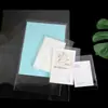 100 Piezas/Paquete Bolsas Opp Transparentes de Auto-Sellado, Bolsas Opp Planas Adhesivas, Bolsas de Auto-Sellado para Ropa Interior y Sombreros, Autoadhesivas Transparentes