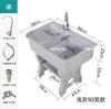 Tábua de Lavar de Pedra de Quartzo Piscina para Lavanderia Bacia para Lavanderia Externa Bacia para Lavanderia de Mármore para Varanda Mesa de Lavanderia para Pátio Externo
