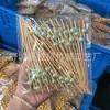 Ventas Directas de Fábrica Palillos Desechables para Frutas Palillos de Bambú Perla Blanca Coloridos Tenedores de Frutas Insertos Creativos de Arte para Frutas Al por Mayor