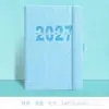 Libro de Horario de Comercio Exterior Transfronterizo 2027 con Rayas Verticales y Correa, Libro de Plan de Registro de Autodisciplina para Gestión del Tiempo de 365 Días Venta al por Mayor