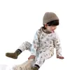 Conjunto de Ropa Térmica de Algodón Puro Otoño e Invierno para Niños Beixinan Tipo 220Ga Pijamas Separados Cálidos Conjunto de Bebé