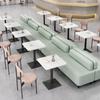 Cabine de Loja de Chá com Leite Área de Descanso com Sofá Conjunto de Mesa e Cadeiras para Negociação Conjunto de Jantar para Restaurante Ocidental Mesa e Cadeiras para Negociação em Arte de Ferro