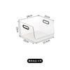 Caja de Almacenamiento de Cosméticos Transparente en Forma de U para Acabado de Tocador, Caja para Mascarillas, Escritorio, Hogar, Almacenamiento para Baño, Cesta de Almacenamiento