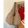Bolsa de Ombro Casual de Nylon para Mulheres, Grande Capacidade, Versátil, Bolsa Tote Leve, Bolsa Simples Retrô para o Dia a Dia