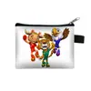 Porta-moedas de Desenho Animado dos EUA, Canadá e México, Pequena Bolsa para Guardar Moedas, Porta-moedas Oval com Zíper da Copa do Mundo Taça Hércules