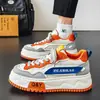 Zapatillas casuales de moda transfronterizas para talla grande de comercio exterior, temporada primavera-verano, suela gruesa, bloques de color, tendencia