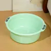 Lavabo Engrosado Cubeta de Plástico Cubeta de Doble Asa Cubeta Grande para Verduras Cubeta para Estudiantes Cubeta para Lavar Ropa Lavabo para Hogar Dormitorio