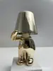 Luminária de Mesa Personalizada Irmãozinho Dourado Enfeites Decorativos Luz Noturna Lâmpada Pensador Lâmpada Pensador