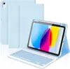 Teclado Bluetooth Adecuado para iPad 11 Generación A16 Teclado Bluetooth Funda de Cuero Air 11/45 Ultra-Delgada Inalámbrica Funda Protectora