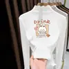 Otoño/Invierno 2026 Camiseta Térmica de Felpa para Niñas, Cuello Semi Alto, Manga Larga, Capa Base, Ropa Interior Cálida con Volantes Estilosa para Niños