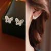 Pendientes de plata 925 con pasador para puestos callejeros y mercados nocturnos, moda coreana para mujer, artículos populares de transmisiones en vivo de influencers, pendientes de lujo ligero al por mayor