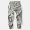 Pantalones Cargo Negros Verano Delgados Casuales Largos Sueltos Deportivos Elásticos Joggers para Hombre Secado Rápido Transpirables Ajuste Delgado