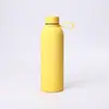 Nueva serie de colores macaron Botella de boca pequeña estilo americano Taza con aislamiento al vacío de acero inoxidable 304 Botella deportiva portátil para cola