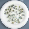 Ding Yi Gradiente Oro Nube Espolvoreando Oro Circonita Verde Oliva Acrílico Galvanizado Cuentas Cadena de Teléfono Móvil DIY Accesorios