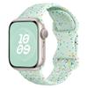Adequado para Pulseiras de Apple Watch para Apple Watch Séries 1-12/Ultra3/Se3, Pulseira de Relógio de Silicone Colorida Perfurada