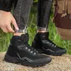 Tênis de Caminhada Masculino Transfronteiriço 2025 Outono/Inverno Novo Esportivo Antiderrapante Amortecedor de Choque Cano Alto Feminino Casual para Exterior Tênis de Caminhada Masculino