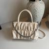 Bolso de Mujer 2026 Nuevo Modelo Bolso Cruzado Otoño Diseño de Nicho Moda Estilo Caliente Bolso de Hombro Único Bolso Cuadrado Pequeño Plegado