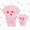 Letras Lindas Amor Mamá Mini Día de las Madres Vestidos para Mamá Lindos Modernos Estilo Ins 2025