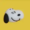 Funda para Teléfono Oso Violento Kaws de Dibujos Animados 3D Oso Blanco y Negro Pegatinas DIY Pegatinas de Pasador para el Pelo Perrito Snoopy