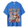 Camiseta de Algodón Talla EuropeaCamiseta de Dragon Ball para Hombre Algodón Puro Casual Cuello Redondo Manga Corta Ropa Verano Deportes Casual Manga Corta