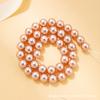 Perla de Vidrio Accesorios para Joyería DIY Collar de Cristal Lujo Accesible Cadena de Clavícula de Gama Alta Perlas Sueltas Perla Redonda Shijia