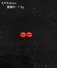 Accesorios de Arena Roja, Cuentas Hechas a Mano de Alta Calidad para DIY, Cuentas para Pulsera de Cinabrio Genuino, Accesorios Pequeños, Cuentas Sueltas al por Mayor