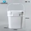 Fabricante Barril Cuadrado Desprendible 10L Galón Barril Cuadrado de Plástico Barril Cuadrado Blanco Engrosado Fertilizante Soluble en Agua Polvo para Alimento