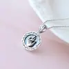 Nafuge joyería de plata al por mayor clásico loto mano de Buda colgante de plata tailandesa para mujer retro colgante de plata de ley 925 colgante de plata