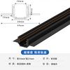 Luz de pista magnética empotrada de 20 mm para sala de estar y dormitorio, luz lineal magnética LED, luz principal de montaje superficial Zhongshan