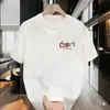Camiseta Masculina de Manga Curta Moda Masculina Roupas Masculinas Tendência Top Camiseta Masculina de Manga Curta Versátil