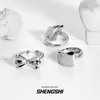 Estilo Coreano estilo Ins Diseño de Nicho Sentido de la Personalidad Anillo Circular Abierto Índice de Alto Grado Anillo para el Dedo Índice Mujeres Joyería de Moda que No se Desvanece