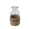 Set de Botellas de Paja Retro Transfronterizo Decoraciones para el Hogar Set de Botellas de Vidrio Manualidad Tejida con Paja Varios Estilos Set de Malla Protectora para Botellas