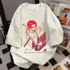 Camiseta de Manga Curta com Estampa de Letras Graffiti Nicho Estilo Coreano 2026 Verão Nova Casual Solta Versátil Roupa de Trabalho Top