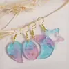 Molde de Resina Papoula DIY Cola UV Superfície Espelhada Joias Artesanais Brincos Molde de Silicone Produto de Origem