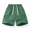 Pantalones Cortos de Trabajo Nuevos para Hombre Verano 2026, Estilo Japonés Moderno Casual Sueltos Rectos de Cinco Puntos, Versátiles para Uso al Aire Libre