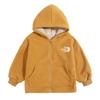 Jaqueta de Fleece para Meninos Primavera e Outono 2026 Novo Modelo Roupa de Outono com Capuz Jaqueta Grossa para Crianças